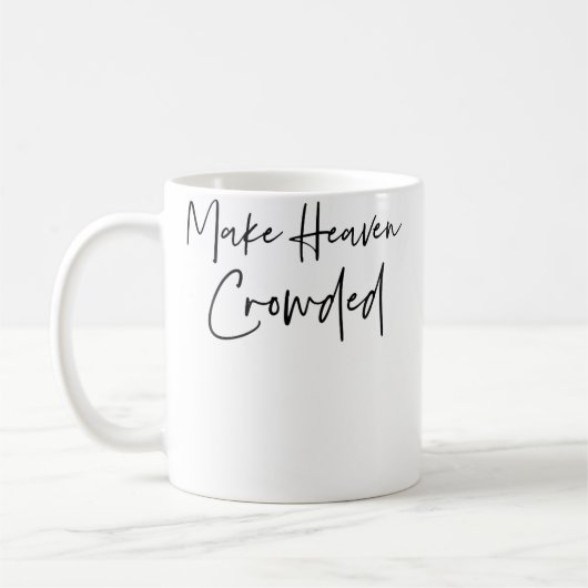Mug Faire le ciel bondé Christian Jésus Sauvé Rédempte (Gauche)