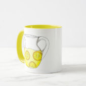 Mug Faire Lemonade Lemon Ade Yellow Citrus Pitcher (Devant gauche)