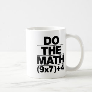 Mug Faire l'équation mathématique Thanksgiving enseign