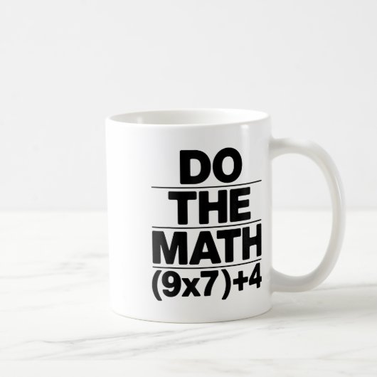Mug Faire l'équation mathématique Thanksgiving enseign (Droite)