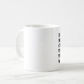 Mug Faire ma pièce pour la paix (Devant gauche)