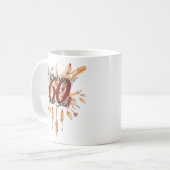 Mug Faire paraître 60 beau 60e anniversaire Rustic Boh (Devant gauche)