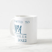 MUG FAIRE-PART DE GROSSESSE À PAPA# D'ENFANTS (Devant gauche)