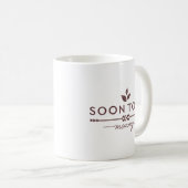 Mug Faire-part de grossesse bientôt à être nouvelle (Devant droit)