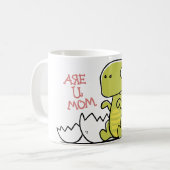 Mug Faire-part de grossesse de Pregosaurus (Devant gauche)