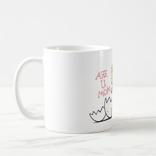 Mug Faire-part de grossesse de Pregosaurus (Gauche)