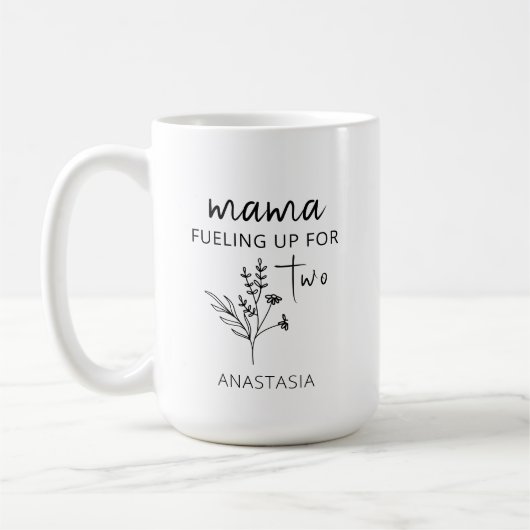 Mug Faire-part de grossesse Maternité Cadeau à maman p (Gauche)