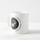 Mug Faire-part de grossesse Sonogramme bébé Photo (Devant gauche)