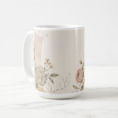 Mug Faire-part de mariage de jardin avec naturel (Devant gauche)