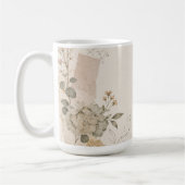 Mug Faire-part de mariage de jardin avec naturel (Gauche)