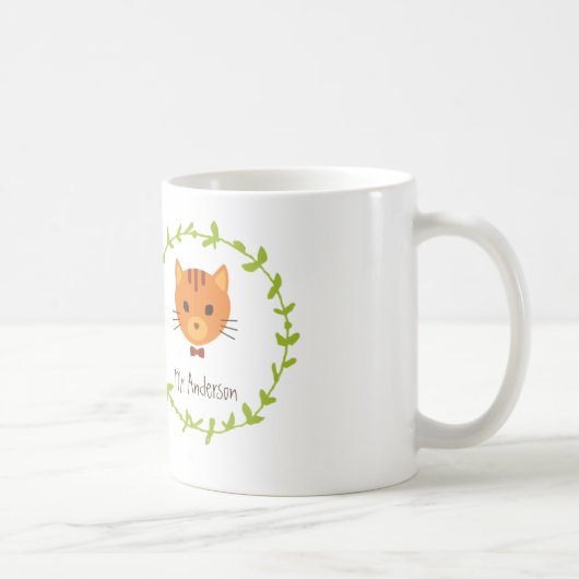 Mug Faire-part de mariage rustique de chats de la forê (Droite)