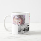 Mug Faire-part de naissance de collage photo Keepsaké (Gauche)