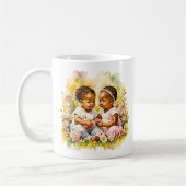 Mug Faire-part jumeaux | Faire-part de grossesse (Gauche)