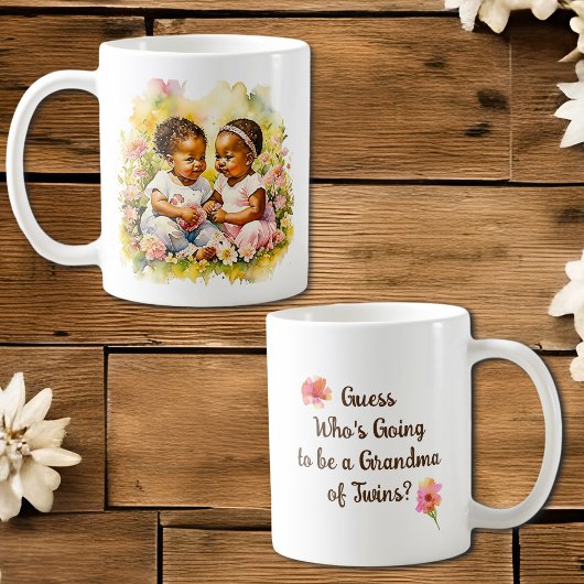 Mug Faire-part jumeaux | Faire-part de grossesse
