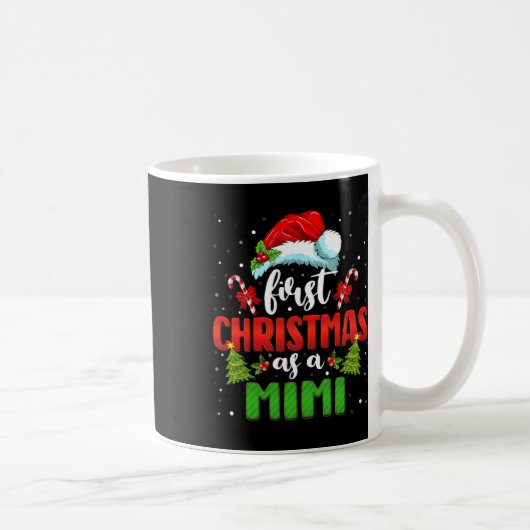 Mug Faire-part Père Noël Premier Noël En Famille Mimi (Droite)