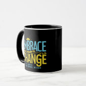 Mug Faire place au changement (Devant gauche)