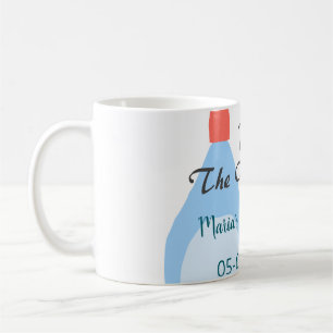 Mug Faire sauter le Champagne douche de mariée bleue a