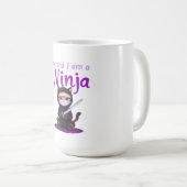 Mug Faire semblant d'être un Ninja - Drôle costume d'H (Devant droit)