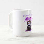 Mug Faire semblant d'être un Ninja - Drôle costume d'H (Devant gauche)