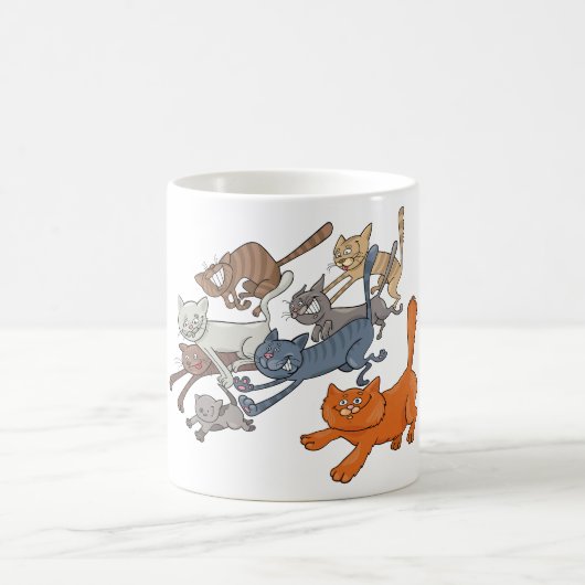 Mug Faire tourner des chats (Centre)