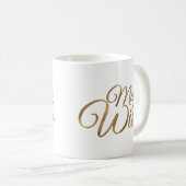 Mug Faire un Anniversaire d'or de souhait (Devant droit)