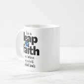 Mug "Faire un saut de foi et croire..." (Devant gauche)