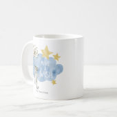 Mug Faire un vœu Citation Chat Étoile Nuage Nourrisson (Devant gauche)