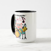 Mug Faire vibrer la vie de cochon (Devant gauche)