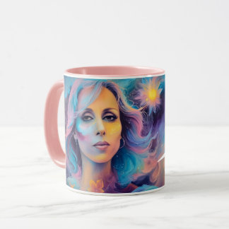 Mug Fairuz la chanteuse libanaise en bas du panier ز e