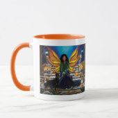 Mug Fairy Guardian Doberman Chien (Gauche)