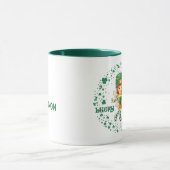Mug Fairy Irish Girl Nom personnalisé St. Patrick's Da (Centre)
