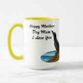 Mug Fairy Penguin Mothers Day Design, (Gauche)
