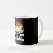 Mug Fais comme si j'étais un chien rétro dalmatien (Devant droit)
