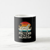 Mug Fais comme si j'étais un chien rétro dalmatien (Centre)