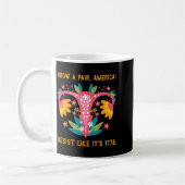 Mug Fais Croître Une Paire Amérique Résiste Comme Si C (Gauche)