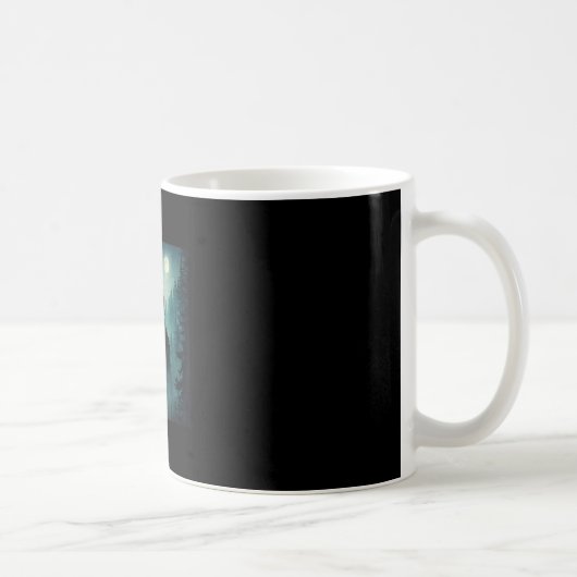 Mug Fais du rock Bigfoot Sasquatch Cryptide Nuit Forêt (Droite)