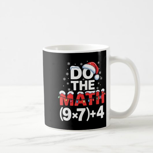 Mug Fais Le Calcul Mème 6 7 Humour De Noël Drôle (Droite)