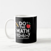 Mug Fais le calcul mème Pemdas Prof de primaire drôle (Gauche)