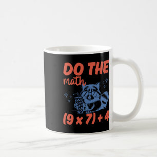 Mug Fais Le Calcul Prof De Maths Drôle 6 7 Raton Laveu