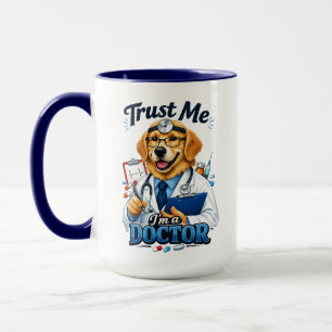 Mug Fais-moi confiance, je suis un docteur chien Dress