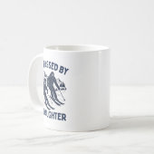 Mug Fais Pédaler Par Ma Fille Drôle De Ski  (Devant gauche)