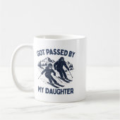 Mug Fais Pédaler Par Ma Fille Drôle De Ski  (Gauche)