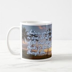 Mug Fais Tout au Nom de Jésus
