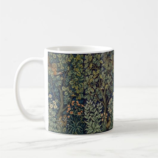 Mug Faisan d'arbre boisé William Morris (Gauche)