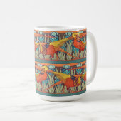 Mug Faisan doré Rétro (Devant droit)