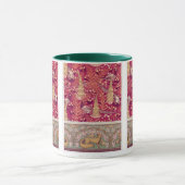 Mug Faisan renard Art nouveau Foxglove verneuil rouge (Centre)