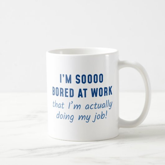 Mug Faisant réellement mon travail (Droite)