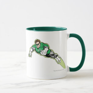Mug Faisceau d'énergie vert de lanterne