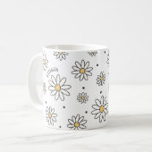 Mug Faisceaux et points adorables Nom personnalisé (Devant gauche)