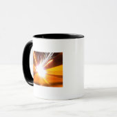 Mug Faisceaux lumineux abstraits et effets (Devant gauche)
